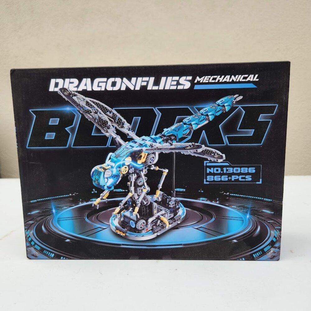 NEW Mechanical Technic Dragonfly Building Block Set LEGO Compatible LED Lights